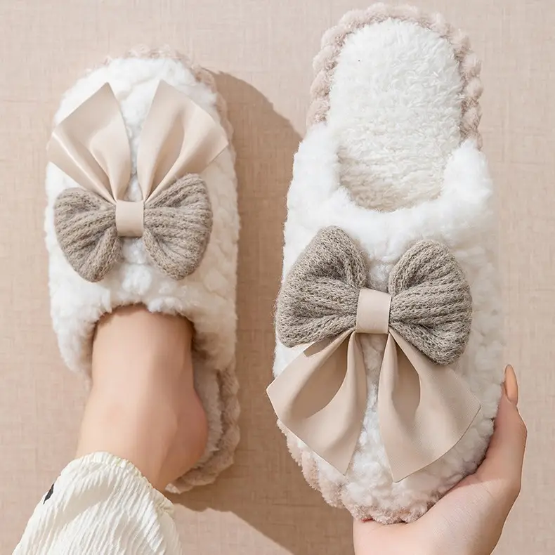 Cixi Cotton Slippers for Women in Winter, Spring & Fall, Indoor Warm and Non-Slip Home Furnishings, Cixi Winter Plush Men's Slippers - Image 18