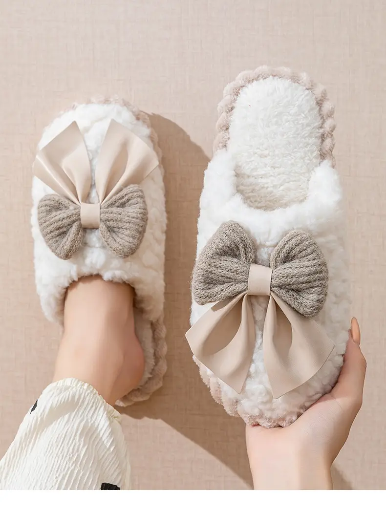 Cixi Cotton Slippers for Women in Winter, Spring & Fall, Indoor Warm and Non-Slip Home Furnishings, Cixi Winter Plush Men's Slippers — feature 19