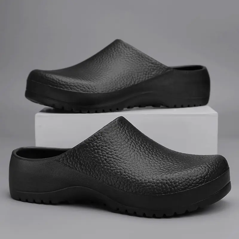 Winter Padded Nurse Shoes for Export, Large Size Women's Cotton Slippers, Fleece-Lined Eva Waterproof Non-Slip Closed-Toe Slippers for Men - Image 3