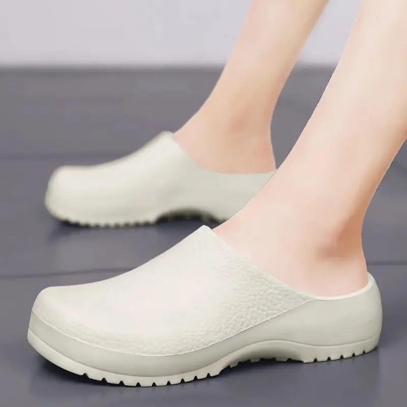 Winter Padded Nurse Shoes for Export, Large Size Women's Cotton Slippers, Fleece-Lined Eva Waterproof Non-Slip Closed-Toe Slippers for Men - Image 4