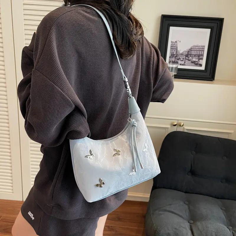 Light Blue Butterfly Crossbody Bag for Women 2026 - Image 5