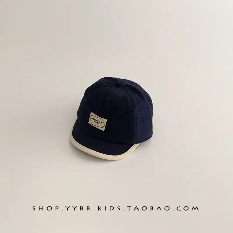 Brown Peaked Cap for Kids & Women, Windproof Warm, Spring Fall Baseball Cap - Image 5