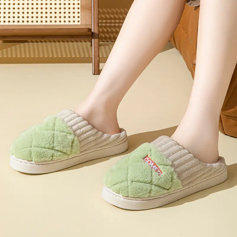 2025 Winter Pink Soft Slippers for Men Women - Image 7