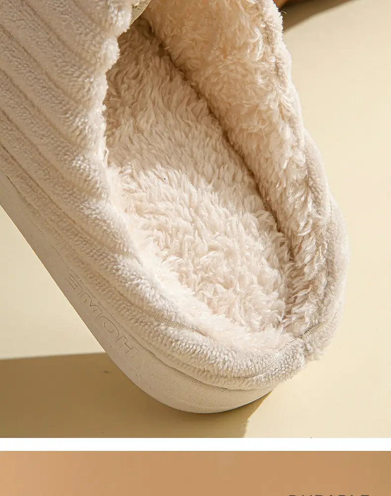 2025 Winter Pink Soft Slippers for Men Women — feature 10