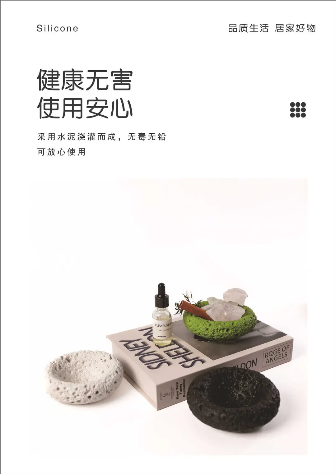 Cross-Border Creative Cement Scented Candle Empty Cup High-Value DIY Home Bedroom Long-Lasting Scented Candle Cup Container — feature 7