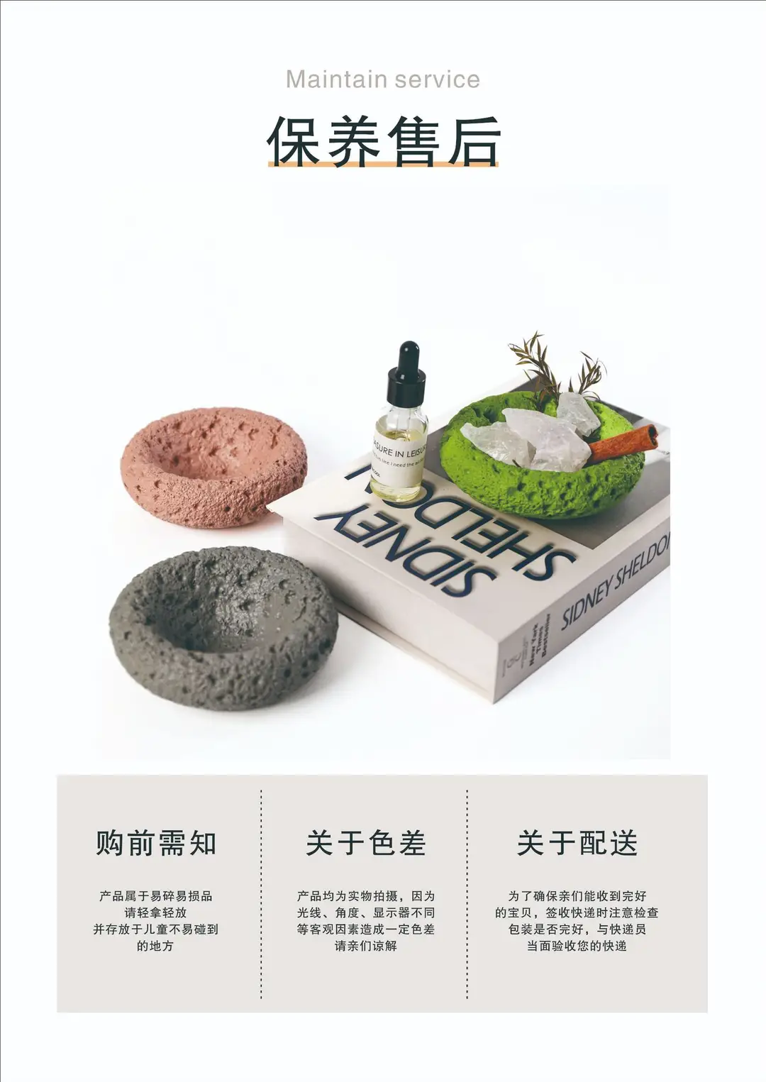 Cross-Border Creative Cement Scented Candle Empty Cup High-Value DIY Home Bedroom Long-Lasting Scented Candle Cup Container — feature 9