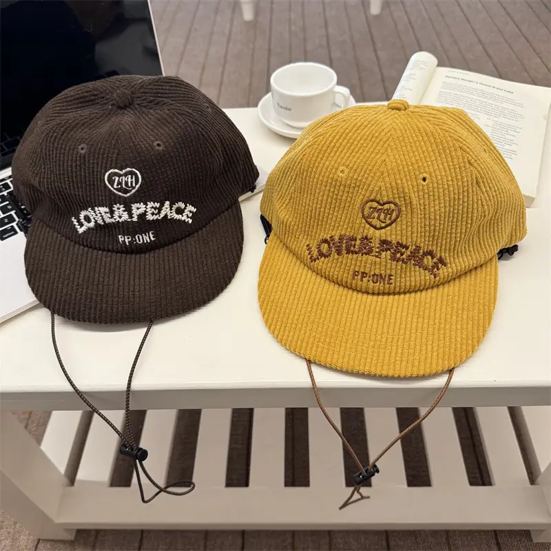 Korean Ig Blogger Drawstring Cap Women Yellow White - Image 7