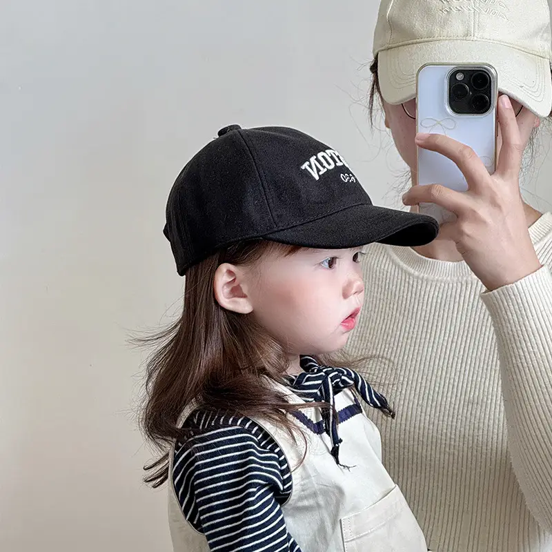 Kids Korean Style Baseball Cap Warm Peaked Cap — feature 6