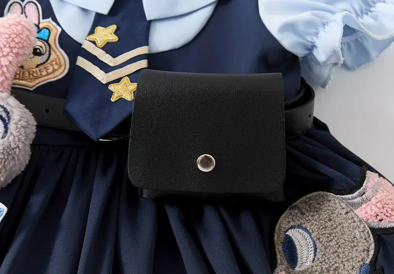 2026 Spring, Autumn, and Summer New Style Girls' Bunny Police Officer Outfit Children's Princess Dress Judy Police Officer Lolita Dress — feature 18