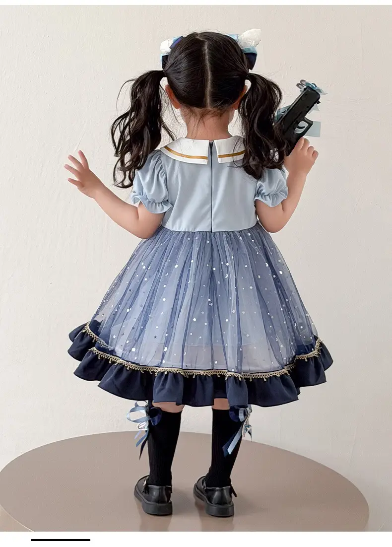 2026 Spring, Autumn, and Summer New Style Girls' Bunny Police Officer Outfit Children's Princess Dress Judy Police Officer Lolita Dress — feature 43