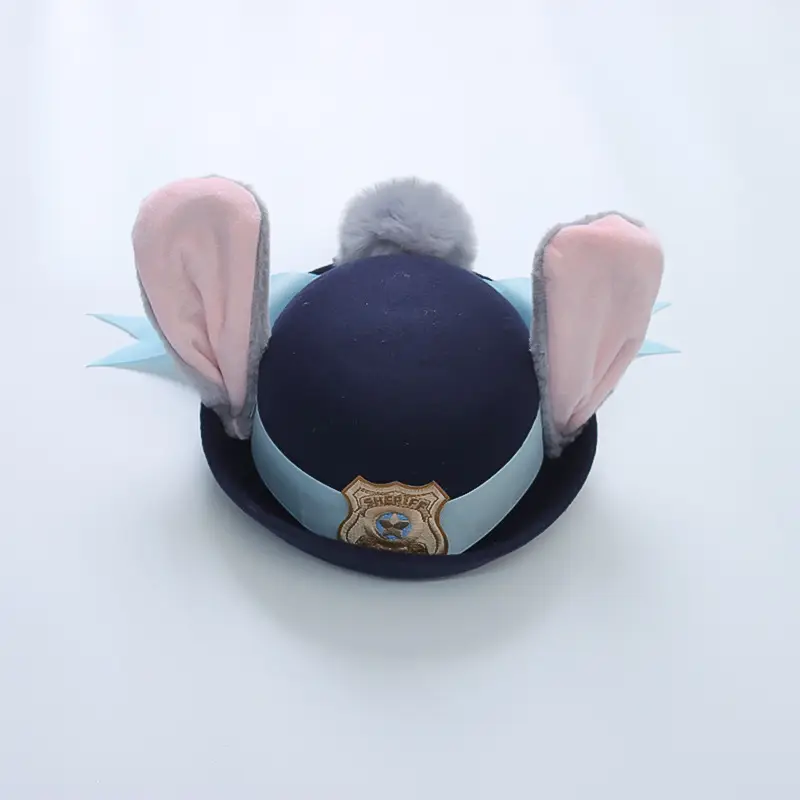 2026 Spring, Autumn, and Summer New Style Girls' Bunny Police Officer Outfit Children's Princess Dress Judy Police Officer Lolita Dress