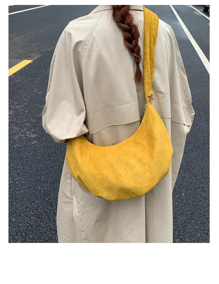Beige Cotton Crossbody Bag Large Capacity — feature 20