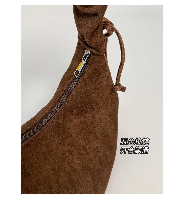 Beige Cotton Crossbody Bag Large Capacity — feature 8