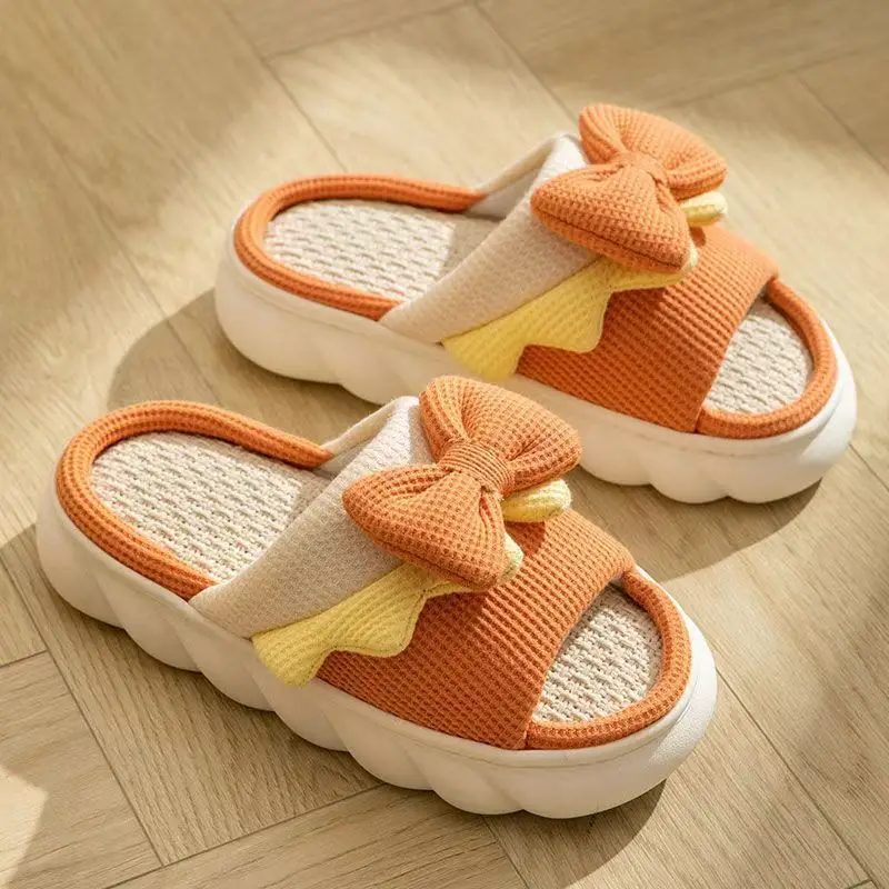 Cotton Slippers for Women, Velvet Thickeneded Soles, Non-Slip Indoor Heightening Slippers, Men's and Women's Couple Slippers, Cotton Slippers for Women