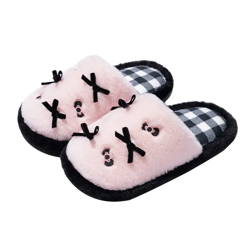 Cute Cartoon Cotton Slippers Women 2025 Winter Warm - Image 8