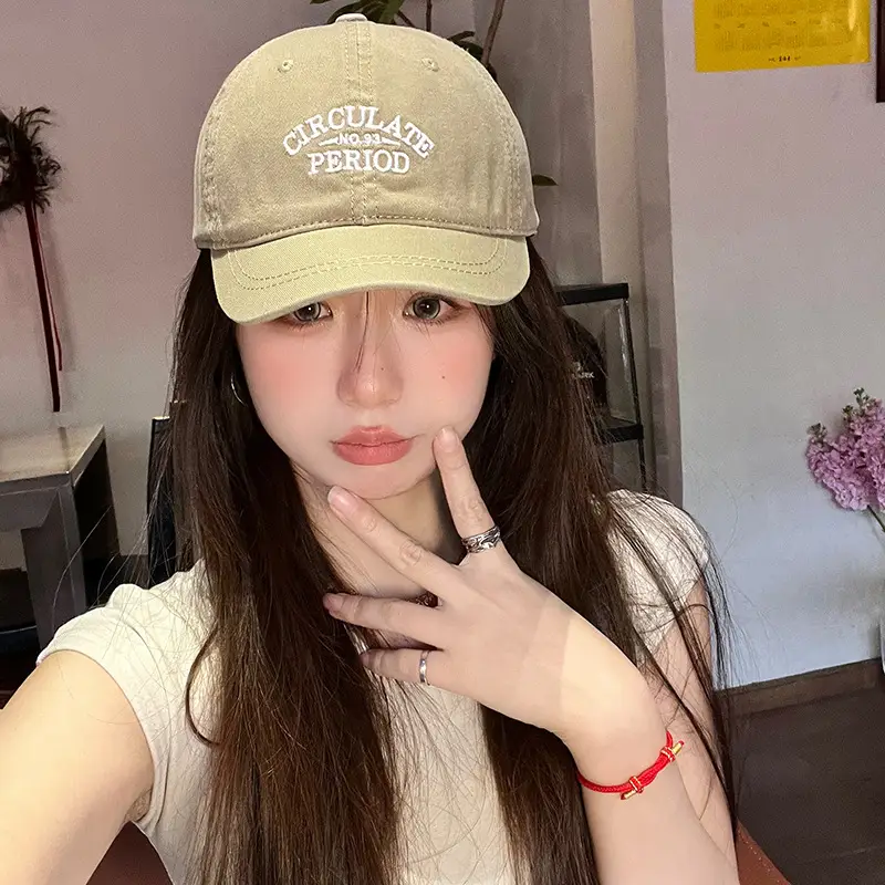 Japanese Retro Baseball Cap for Women with Sunshade - Image 20