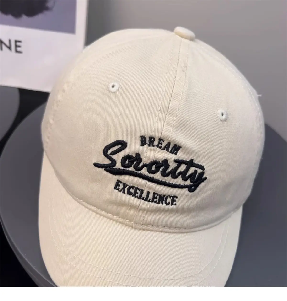 Japanese Retro Baseball Cap for Women with Sunshade — feature 14