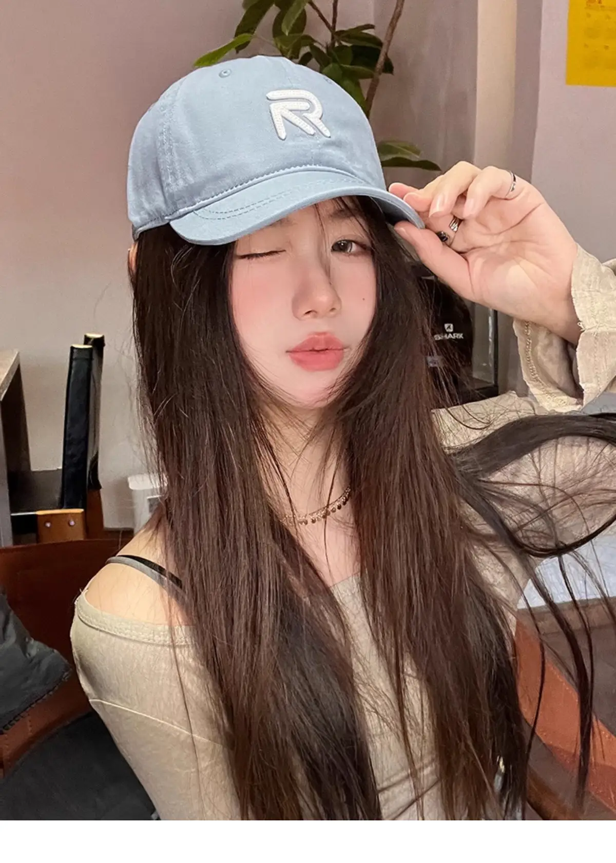 Japanese Retro Baseball Cap for Women with Sunshade — feature 2