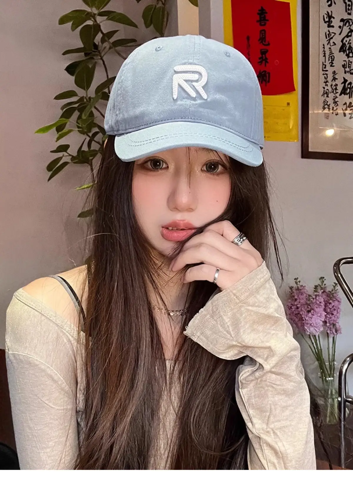 Japanese Retro Baseball Cap for Women with Sunshade — feature 6