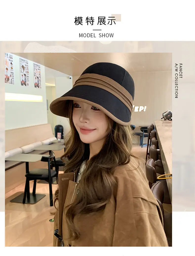 Women's 2025 Wide Bristle Duckbill Cap Brown — feature 1