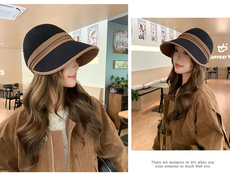 Women's 2025 Wide Bristle Duckbill Cap Brown — feature 4