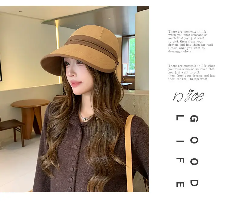 Women's 2025 Wide Bristle Duckbill Cap Brown — feature 7