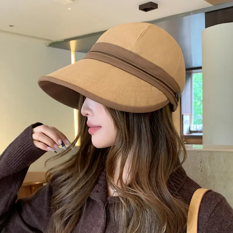 Women's 2025 Wide Bristle Duckbill Cap Brown