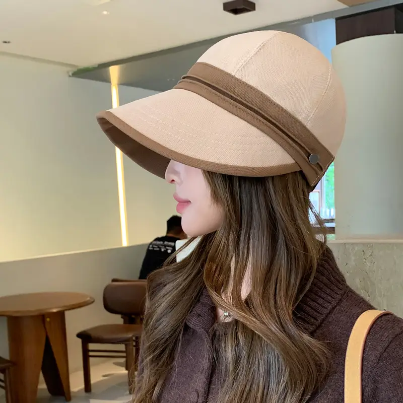 Women's 2025 Wide Bristle Duckbill Cap Brown