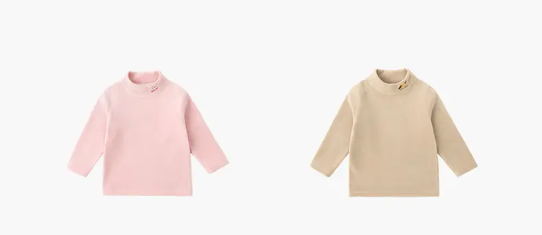 Winter Baby Fleece Lined Long Sleeve T-Shirt Pink — feature 10