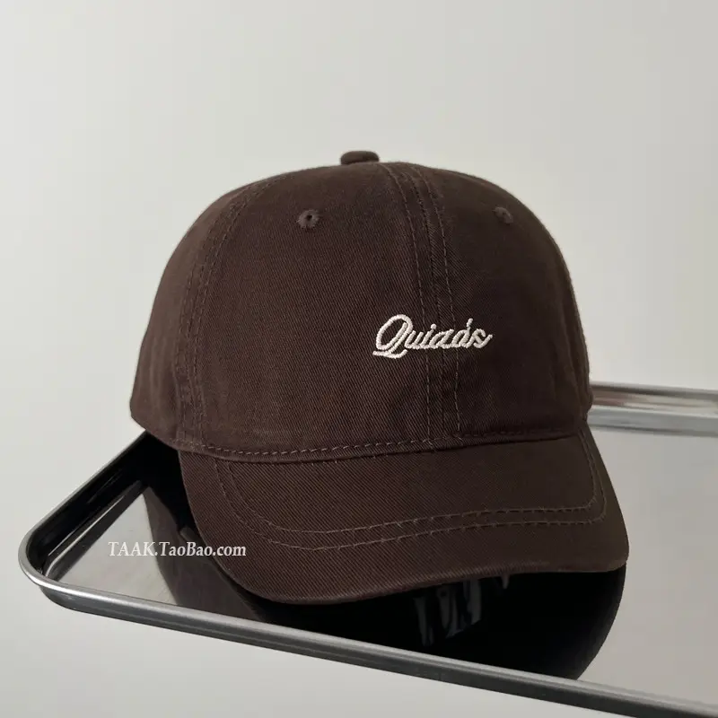 Women Blue Quats Embroidery Cap Adjustable