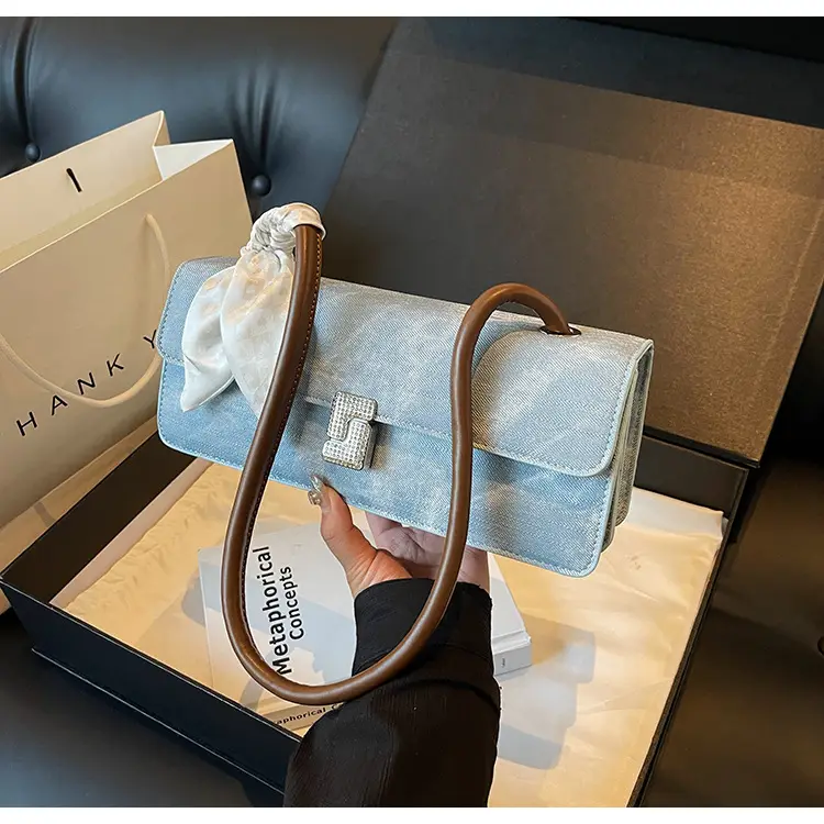 Women Satchel Bag with Bow Trim Black 2025 New Style — feature 26