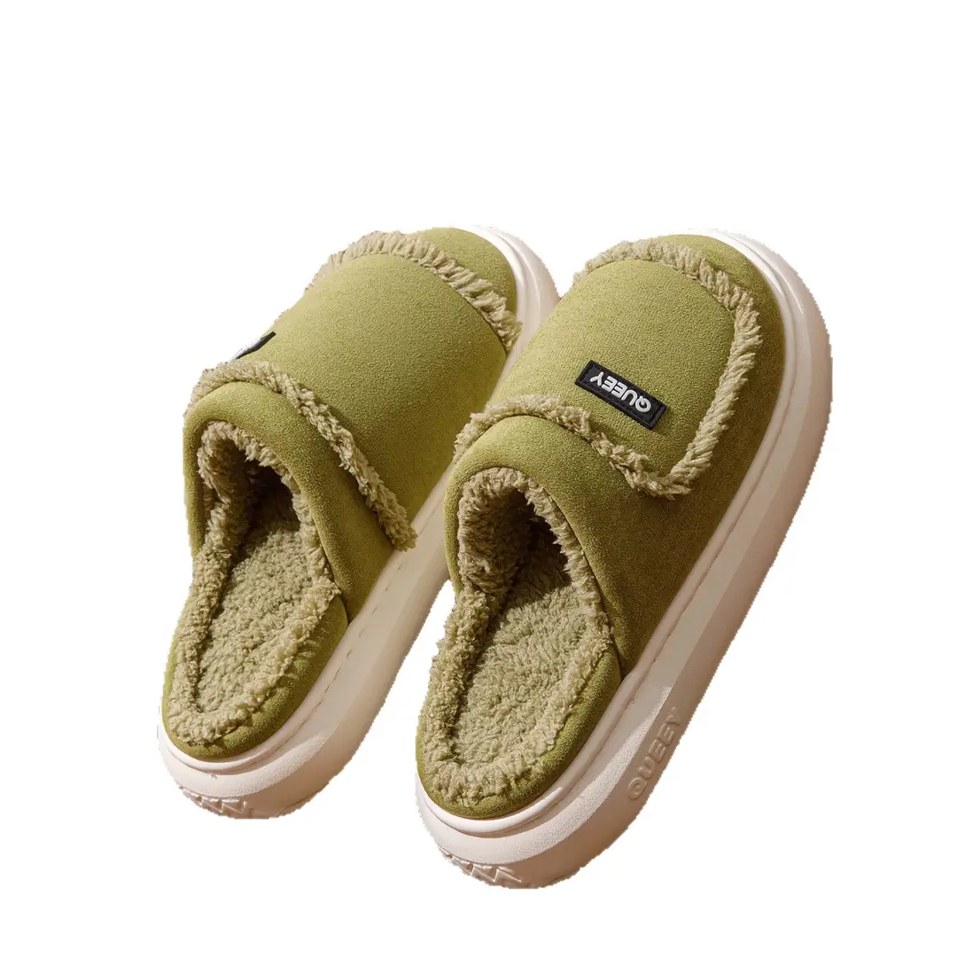 Men's Cotton Slippers, Thickened for Warmth, Non-Slip, Odor-Resistant, Thick-Soled, Indoor Home Use, 2026 New Winter Model, Couple's Cotton Slippers for Women - Image 9