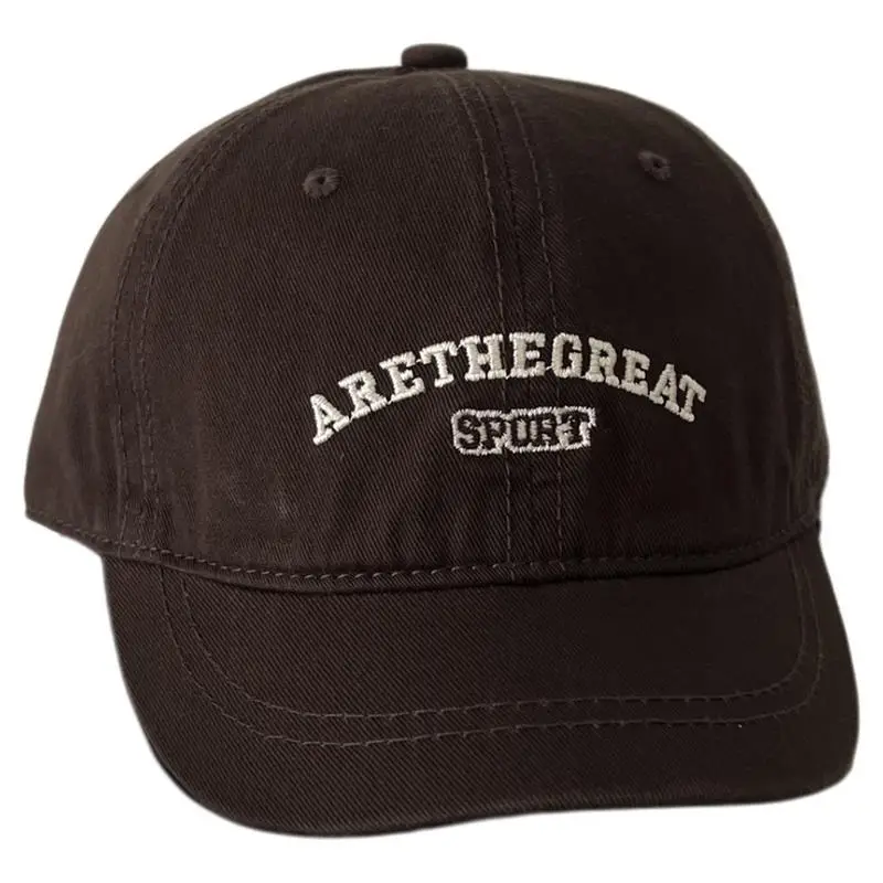 Women Navy Blue Embroidered Baseball Cap Short Brim - Image 11