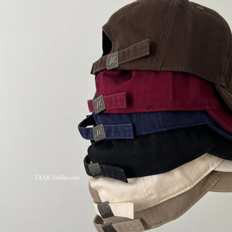 Women Navy Blue Embroidered Baseball Cap Short Brim — feature 7