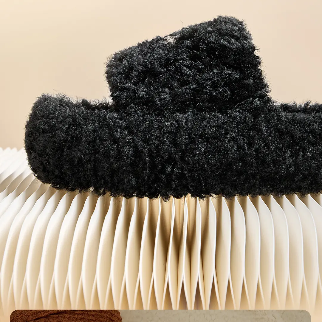 Thick-Soled Cotton Slippers for Women in Autumn and Winter 2025 New Indoor Non-Slip Warm Outer Wear Heightening Fashion Plush Slippers — feature 14