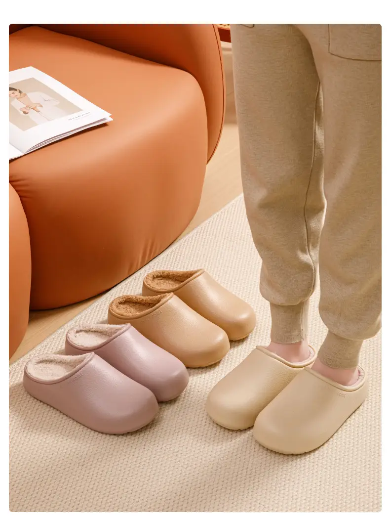 Women Cotton Slipper Yellow Waterproof Winter 2025 — feature 12