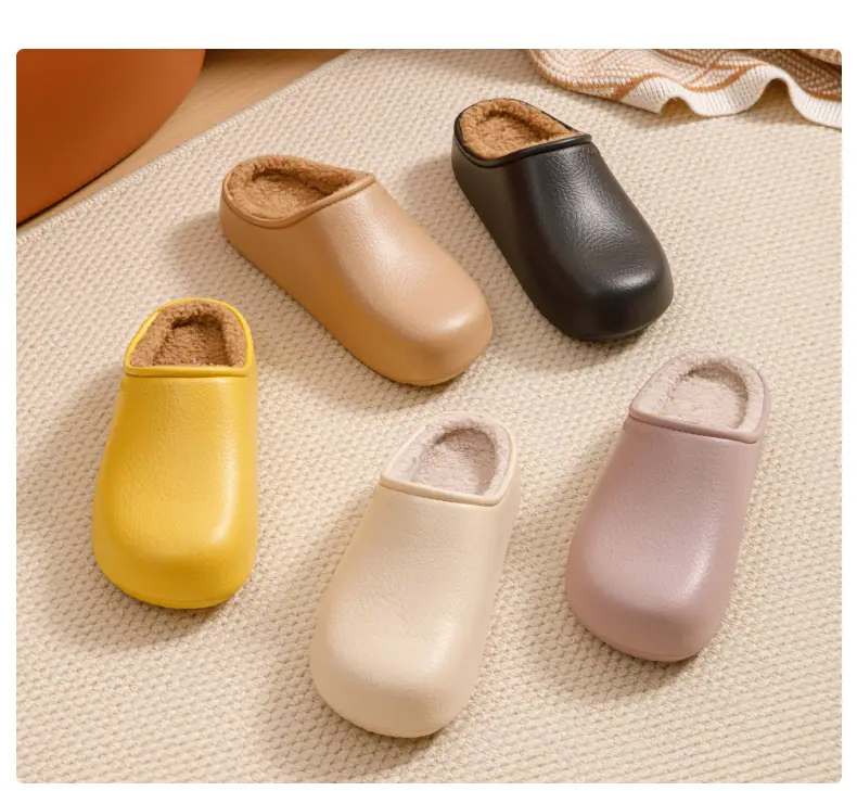 Women Cotton Slipper Yellow Waterproof Winter 2025 — feature 13