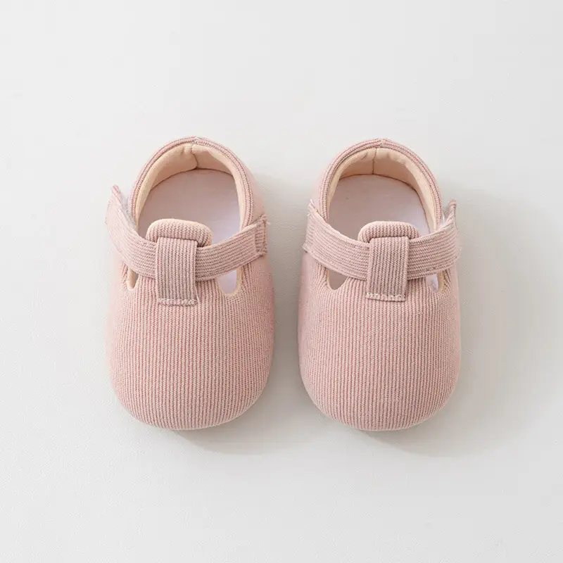 Pink Soft-Soled Newborn Floor Shoes for Toddler 0-1