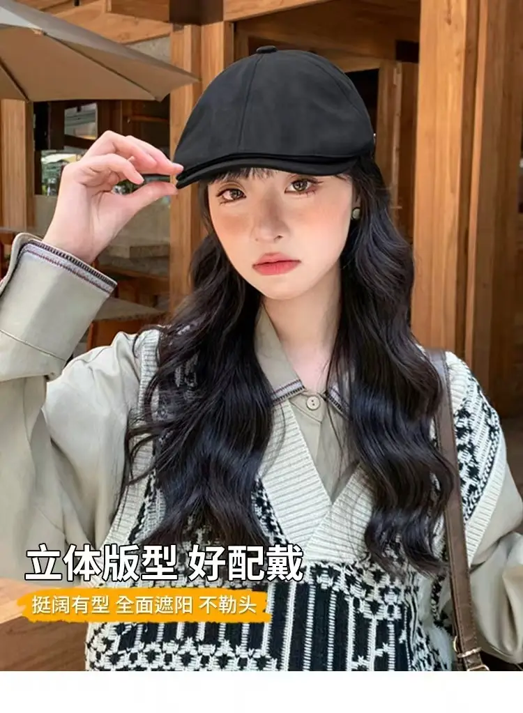 Japanese Retro Cap for Women Spring Autumn Forward Cap — feature 8