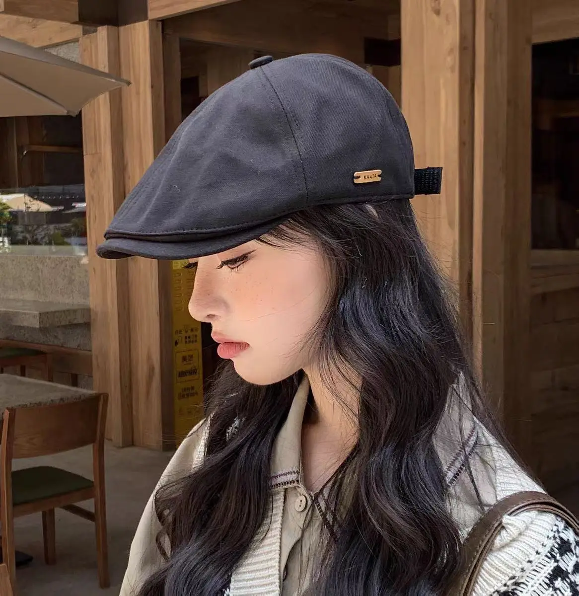 Japanese Retro Cap for Women Spring Autumn Forward Cap - Image 3