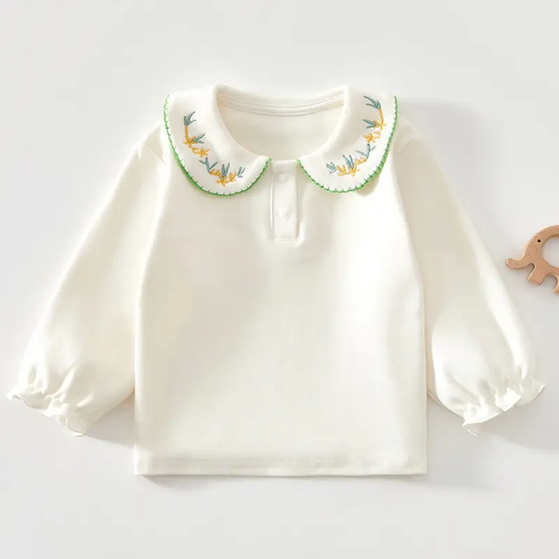 Children's Green Embroidered Polo Shirt for Boys - Image 4