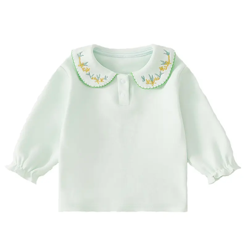 Children's Green Embroidered Polo Shirt for Boys - Image 6