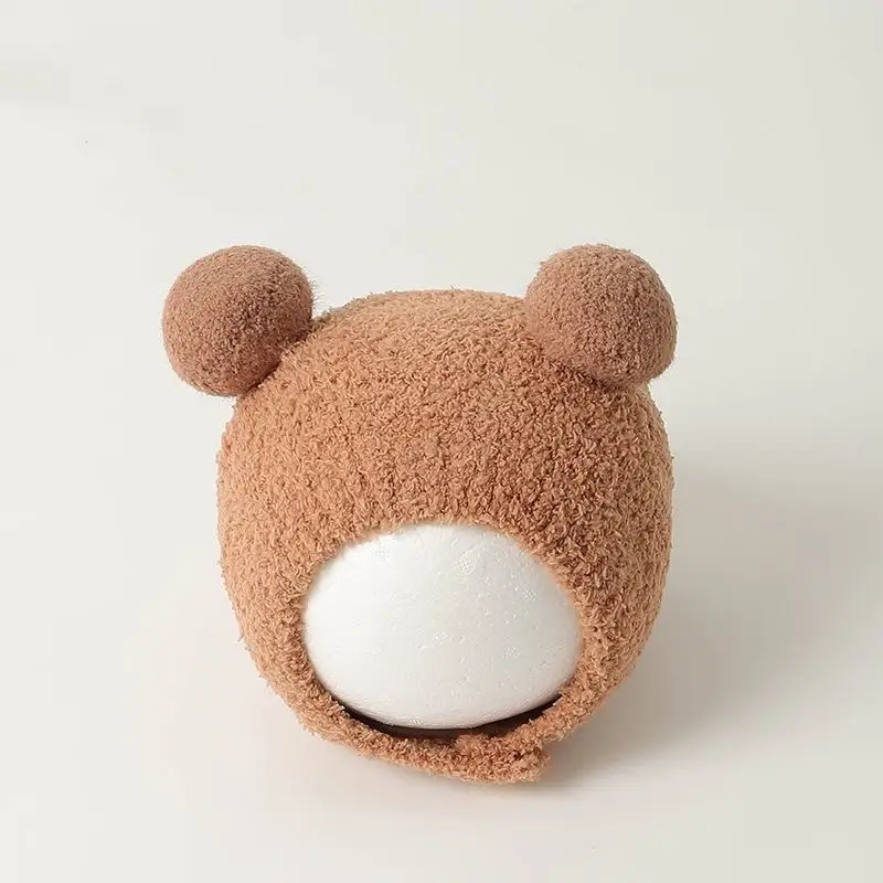 Autumn and Winter Cute Piggy Warm Plush Hats for Boys and Girls, Outdoor Windproof Hats, Baby Ear Protection Hats, Baby Hats