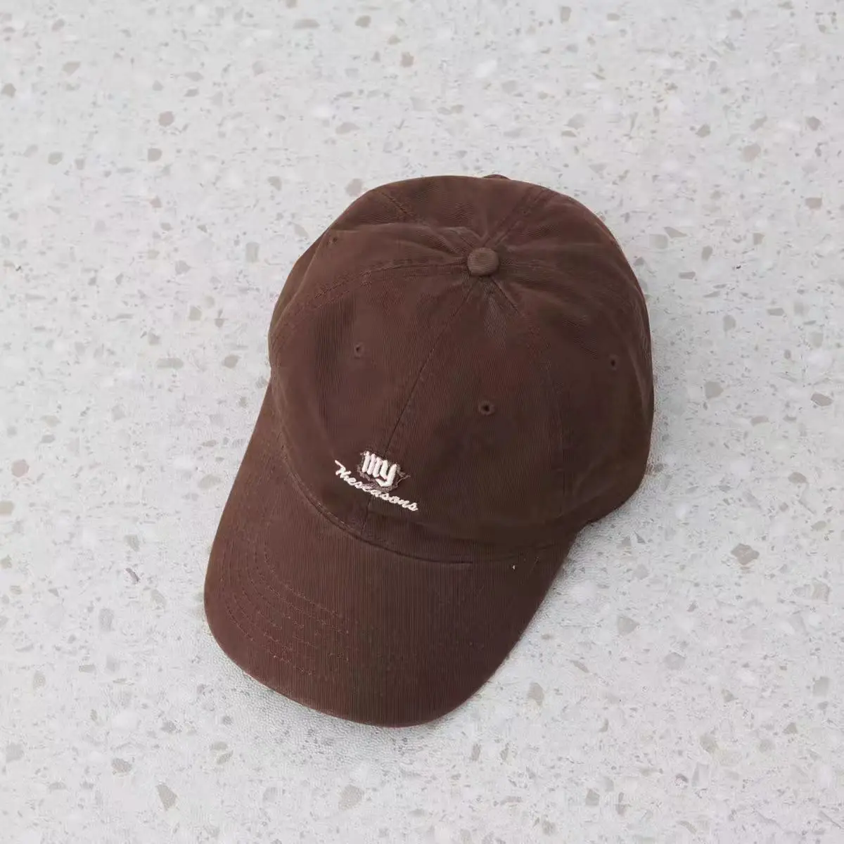 Pure Cotton Baseball Caps with Letter Embroidery in Multiple Colors - Image 10