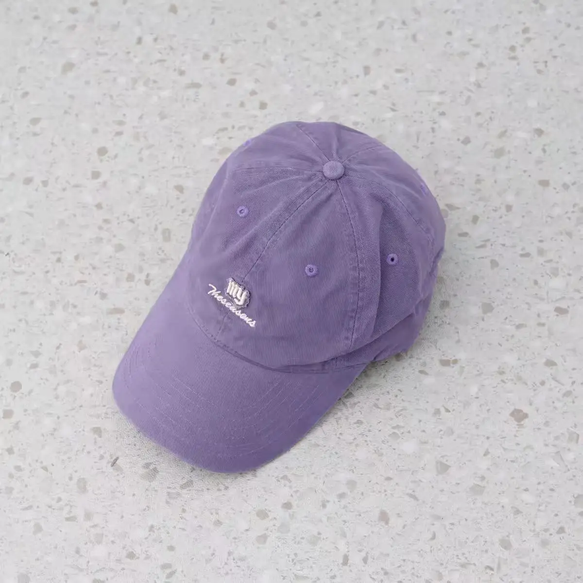 Pure Cotton Baseball Caps with Letter Embroidery in Multiple Colors — feature 4