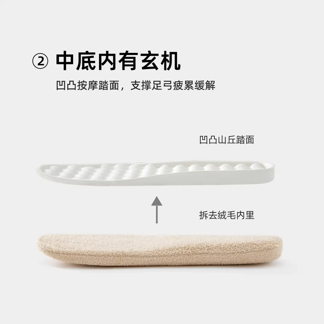 Lidani Cotton Slippers for Women, Winter 2026 New Model, Indoor Home Warm Plush Massage Slippers for Men, Autumn and Winter - Image 8