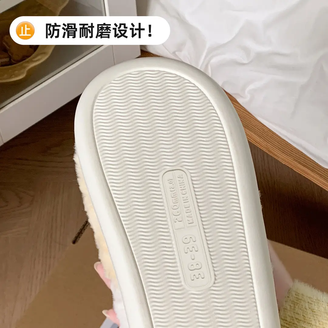 Lidani Cotton Slippers for Women, Winter 2026 New Model, Indoor Home Warm Plush Slippers for Men, Autumn and Winter - Image 9
