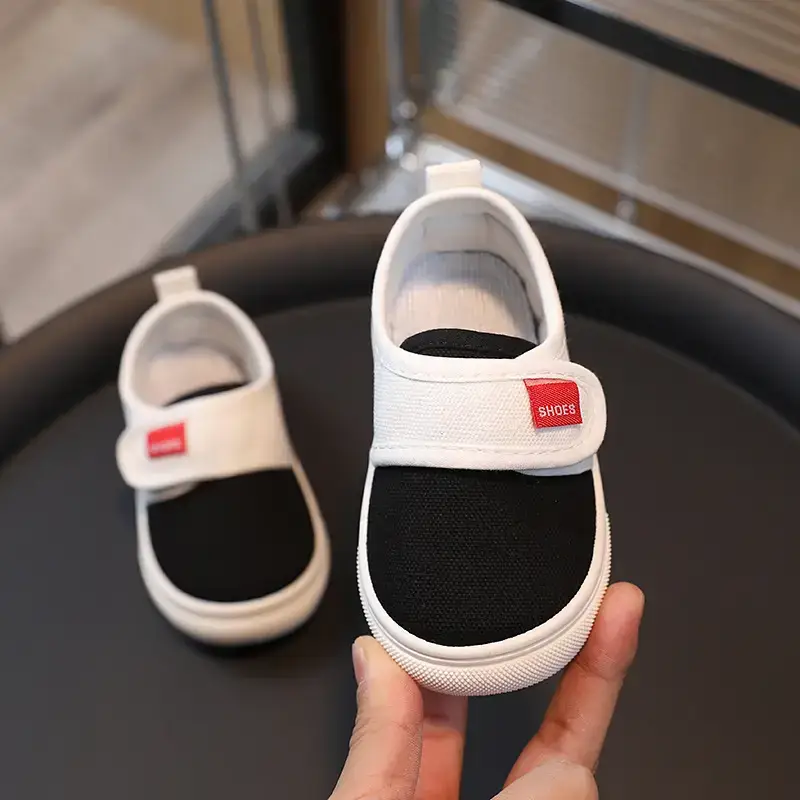 Children's Checkered Canvas Slip-On Shoes for Kids