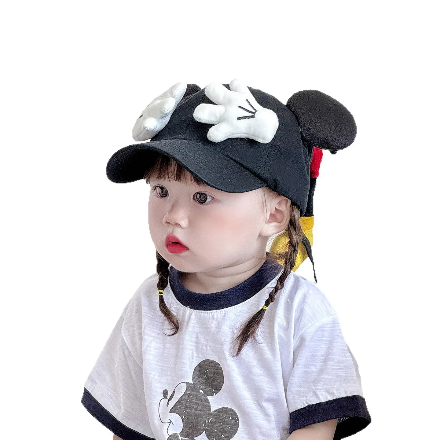 Mickey Mouse Sun Hat for Kids with Yellow Gloves - Image 10