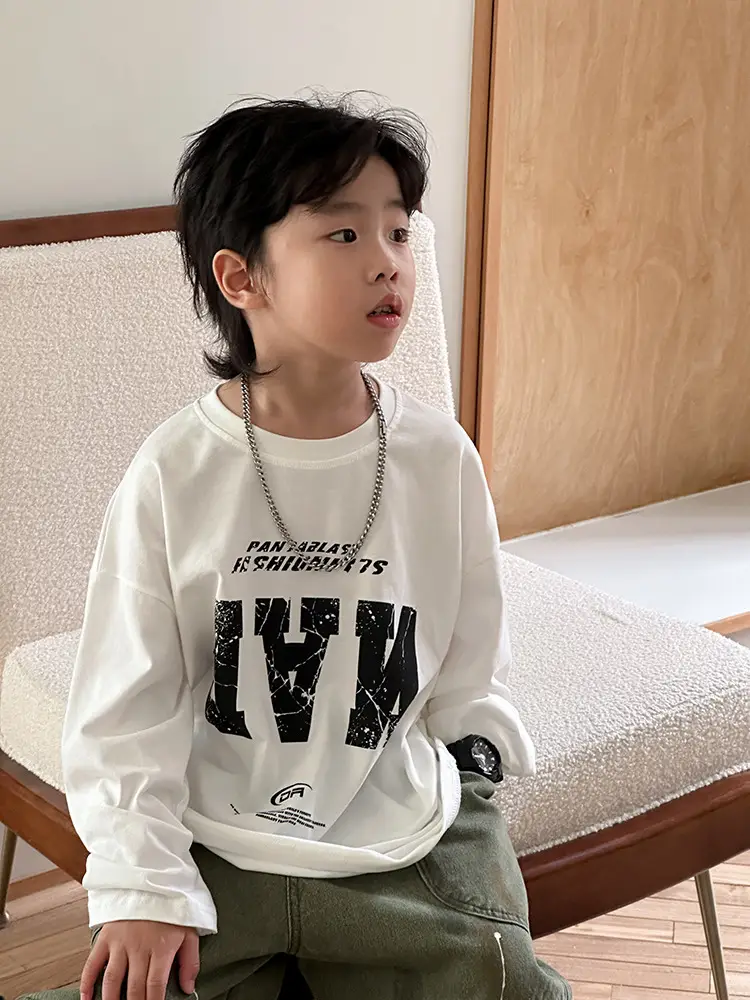 Children's Plaid Hooded T-Shirt Set for Boys 2026 - Image 4